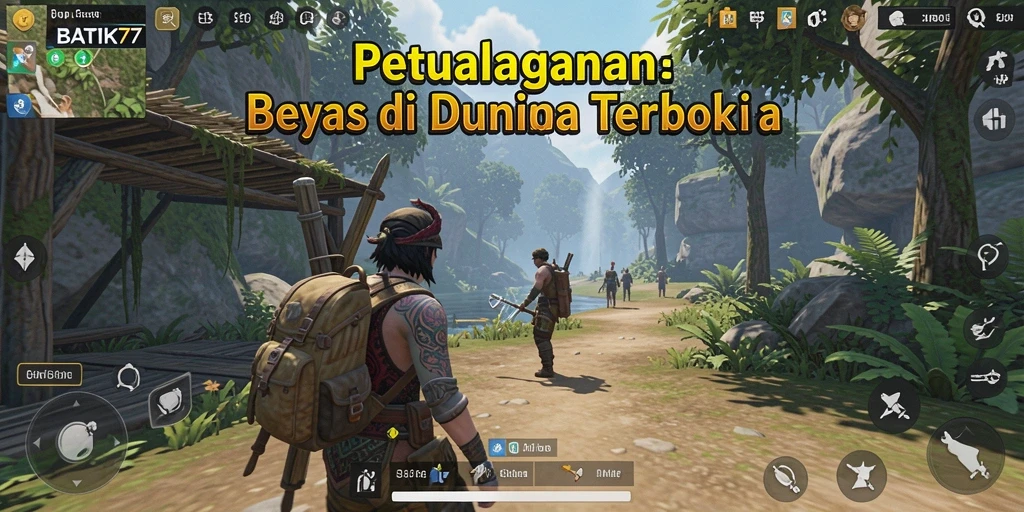 Tampilan menakjubkan dari gameplay Open World BATIK77.