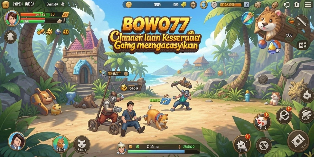 Tangkapan layar gameplay BOWO77 yang penuh keseruan.