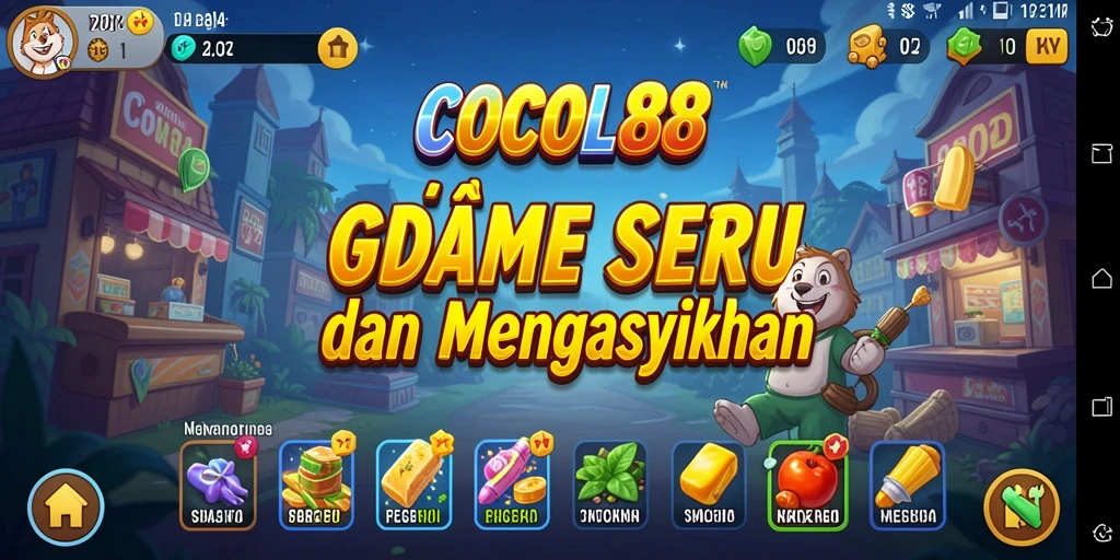 Tampilan menarik dalam permainan Idle COCOL88.