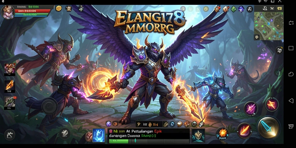Tampilan menakjubkan dari gameplay ELANG178 yang penuh aksi.