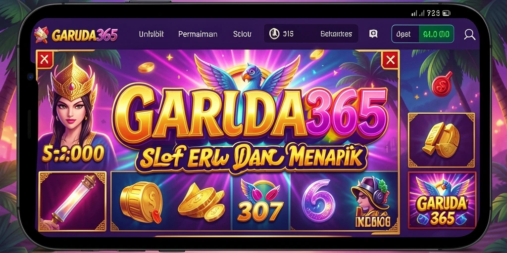 Tampilan menarik dari gameplay Slot di GARUDA365.
