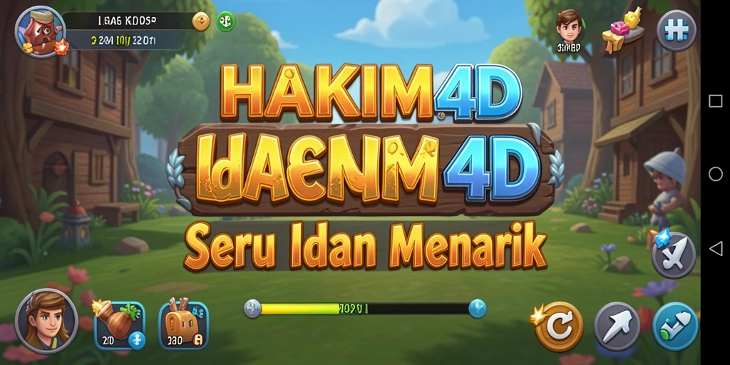 Tampilan gameplay HAKIM4D yang seru dan menghibur.