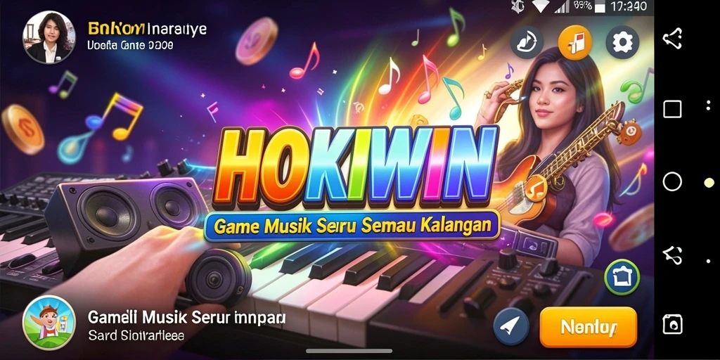 Tampilan gameplay HOKIWIN yang seru dan penuh warna.