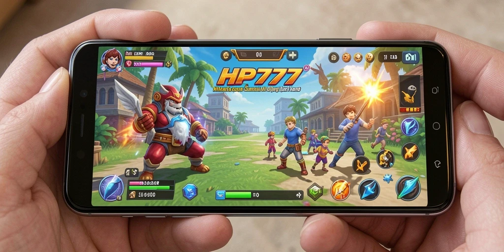 Tampilan gameplay HP777 yang seru dan menghibur.