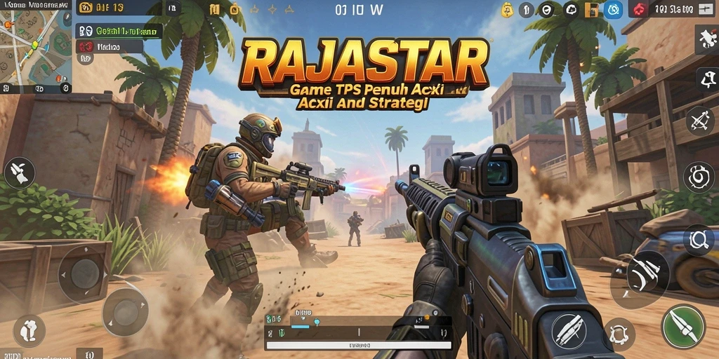 Tampilan gameplay RAJASTAR yang intens dan penuh aksi.