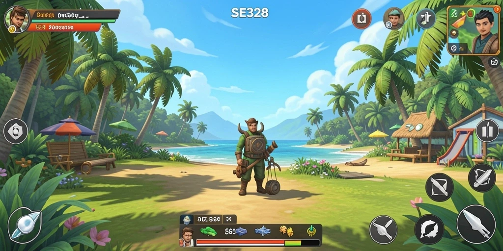 Screenshot SE328 menampilkan aksi seru dalam permainan Casual.