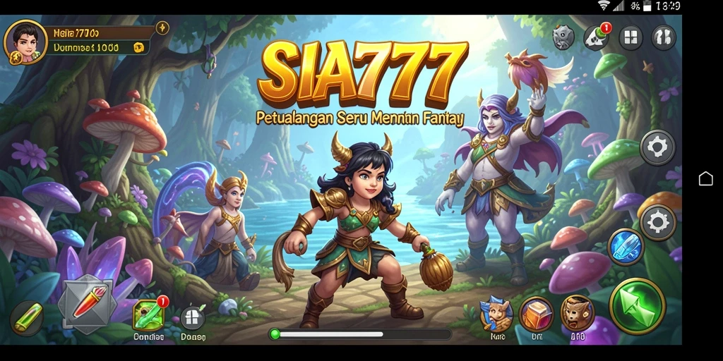Tampilan gameplay SIA777 yang seru dan menantang di dunia fantasi.